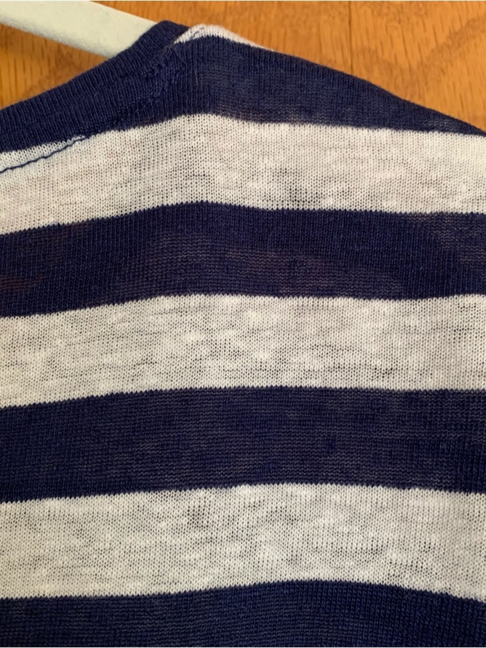 JCrew striped linen t-shirt-L - Picture 5 of 9